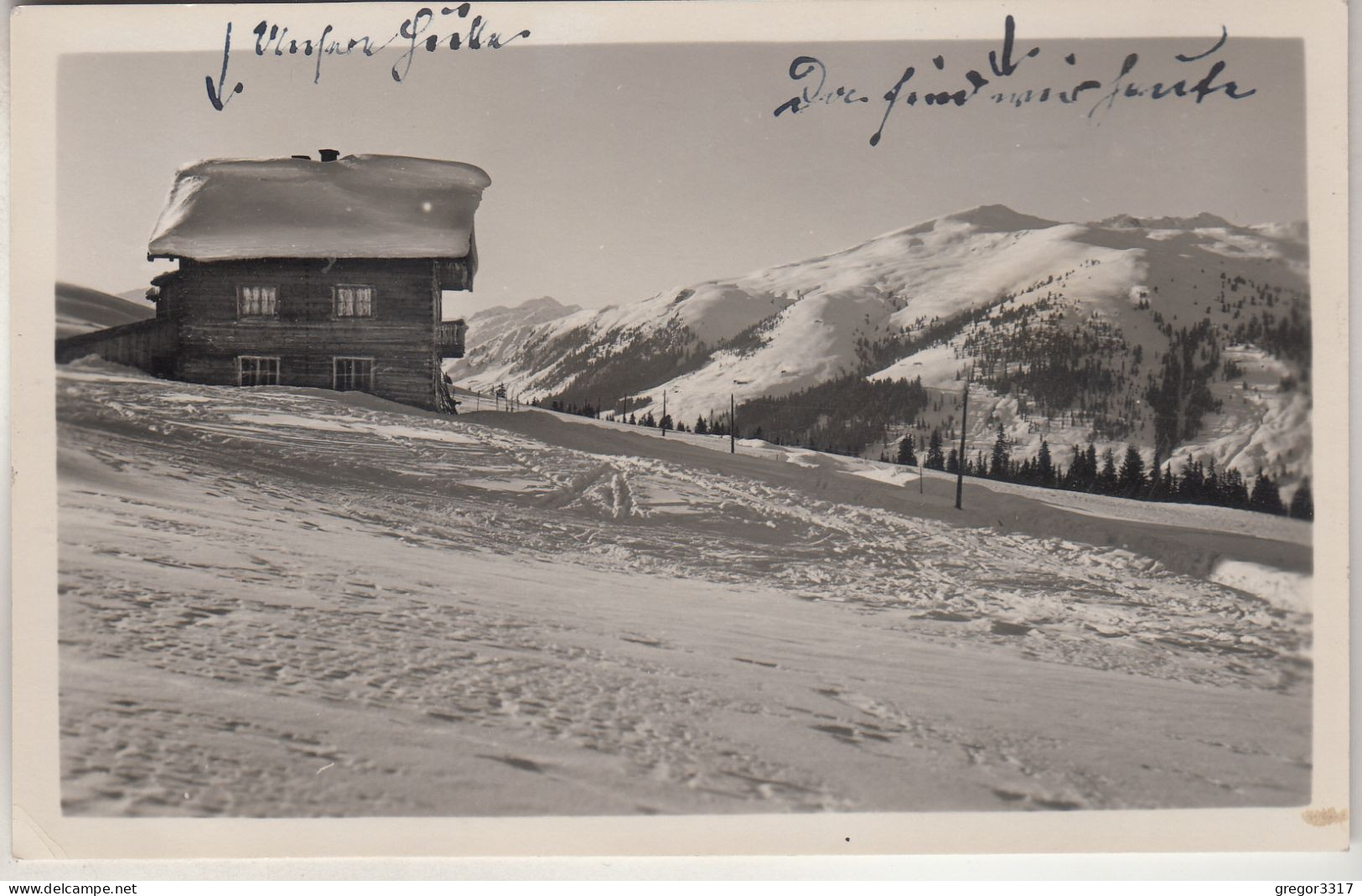 C6282) Schihütte DUXERALM - Am PLATTENKOGEL Bei KRIMML - Stark Verschneit 1936 - Krimml