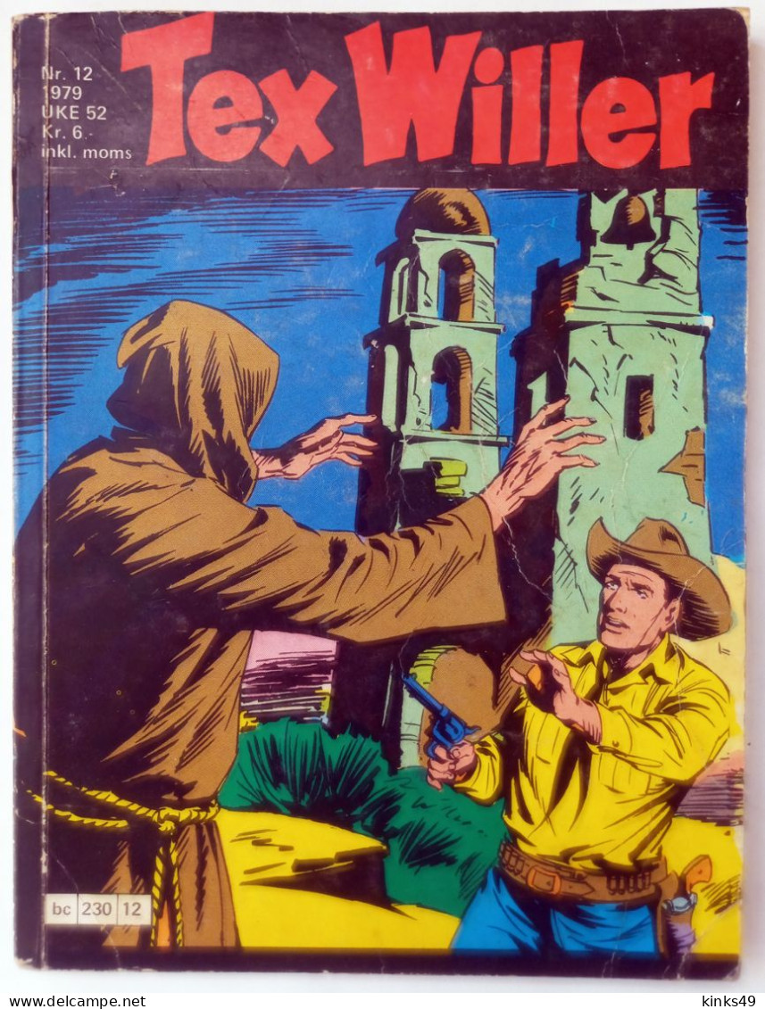 M290> TEX WILLER = RARA Edizione NORVEGESE! = N° 12 Del 1979 - Skandinavische Sprachen