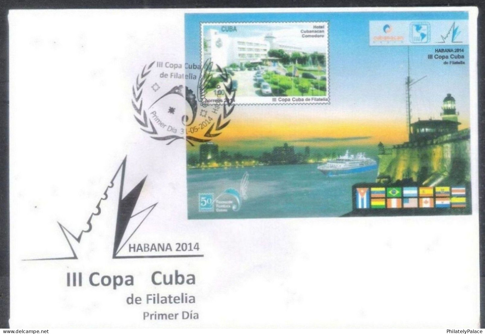 CUBA 2014 Lighthouse ,Leuchtturm,Phares,Hotel,Architecture FDC(**) - Briefe U. Dokumente