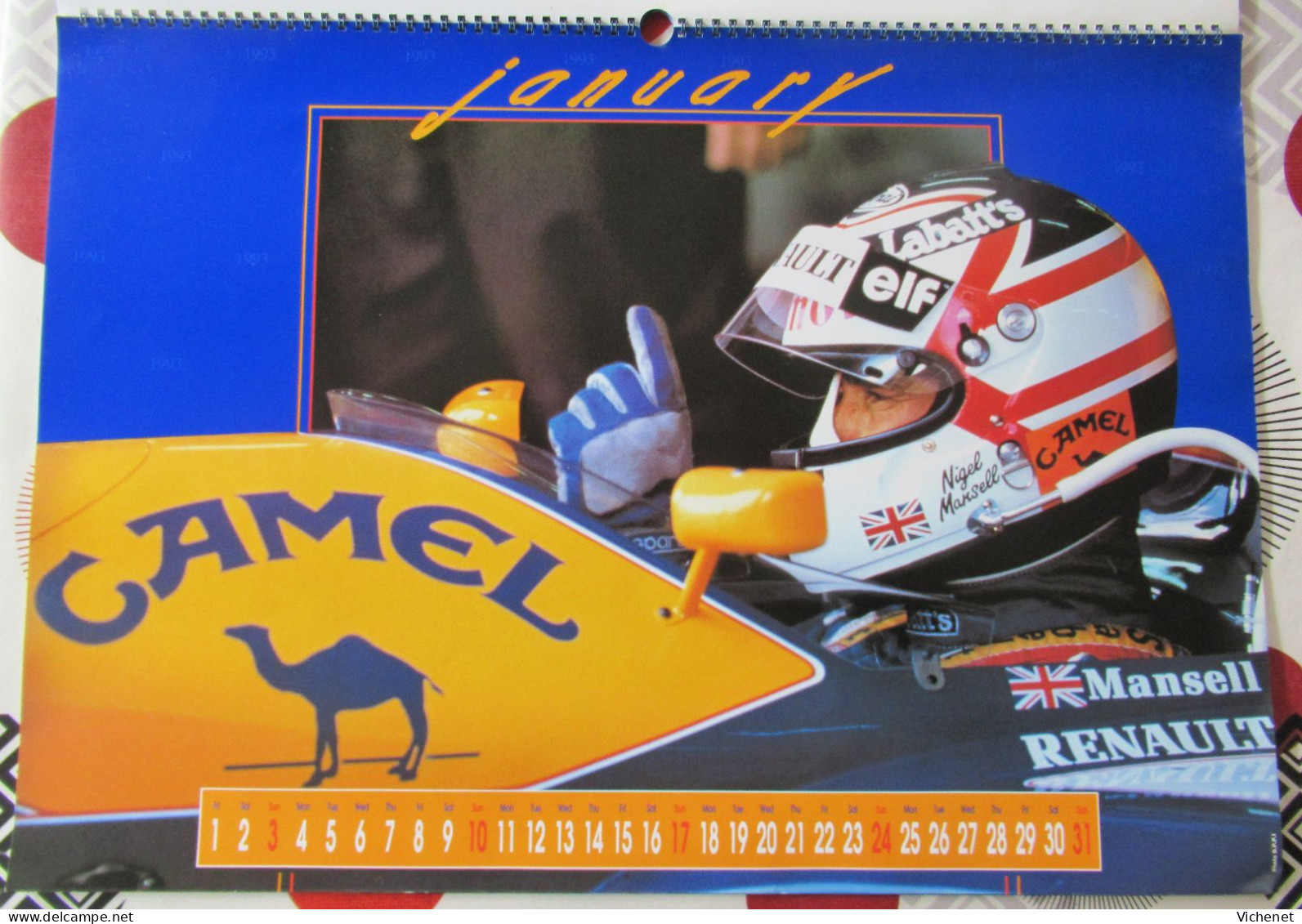 Camel Formula 1 - 1993 - 60 X 42 Cm - Schumacher - Mansell - Grossformat : 1991-00