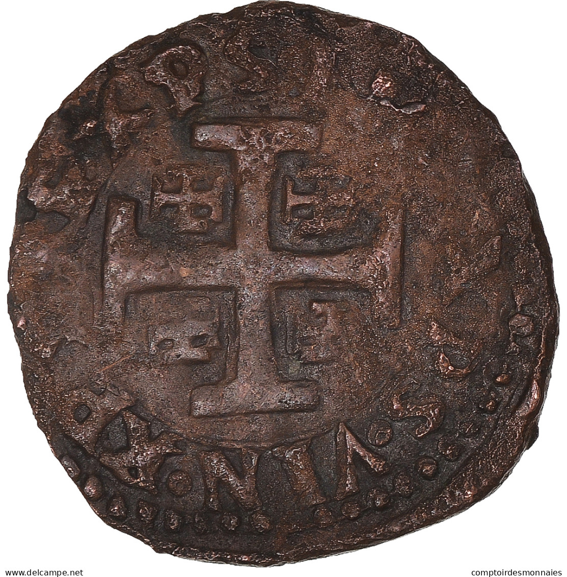 Monnaie, Italie, Charles VIII, Cavallo, 1483-1498, Sulmona, TB+, Cuivre - 1483-1498 Charles VIII L'Affable