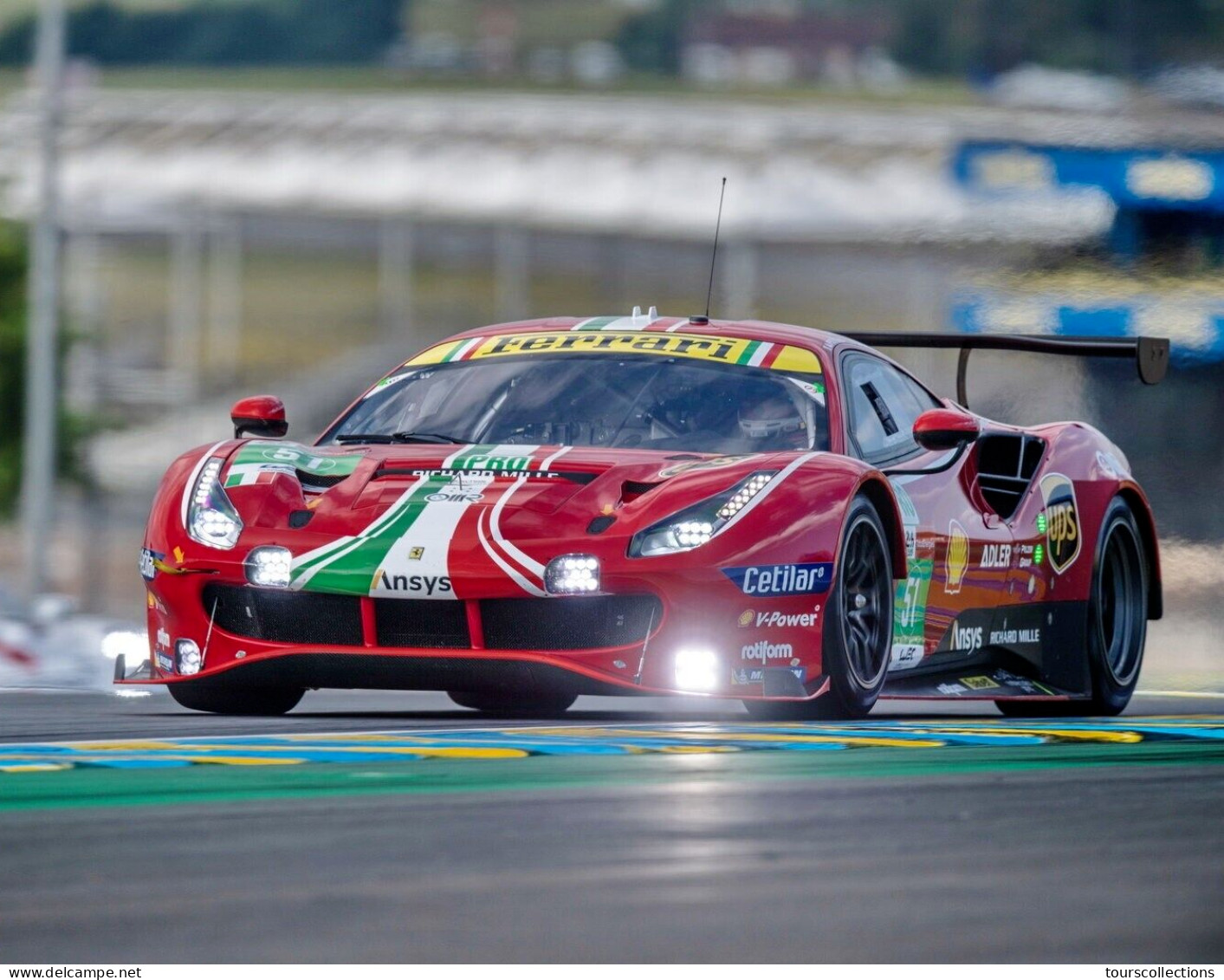 LOOKSMART 1/18 FERRARI 488 GTE AF CORSE 24H LE MANS 2021 WINNER LMGTE PRO CLASS n° 51 - Ref LS18LM027