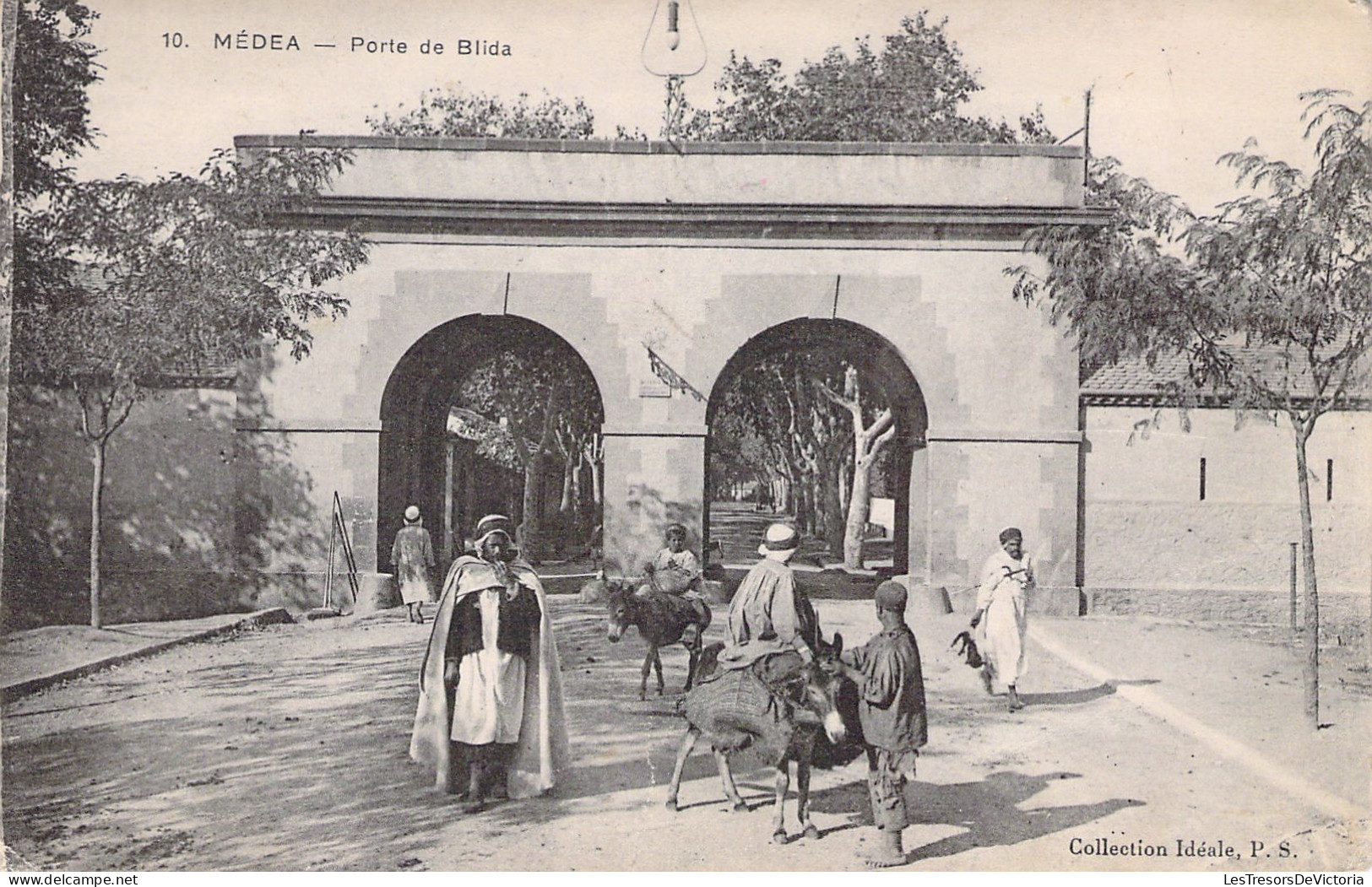 ALGERIE - Médéa - Porte De Blida - Collection Idéale  Ps- Carte Postale Ancienne - Medea