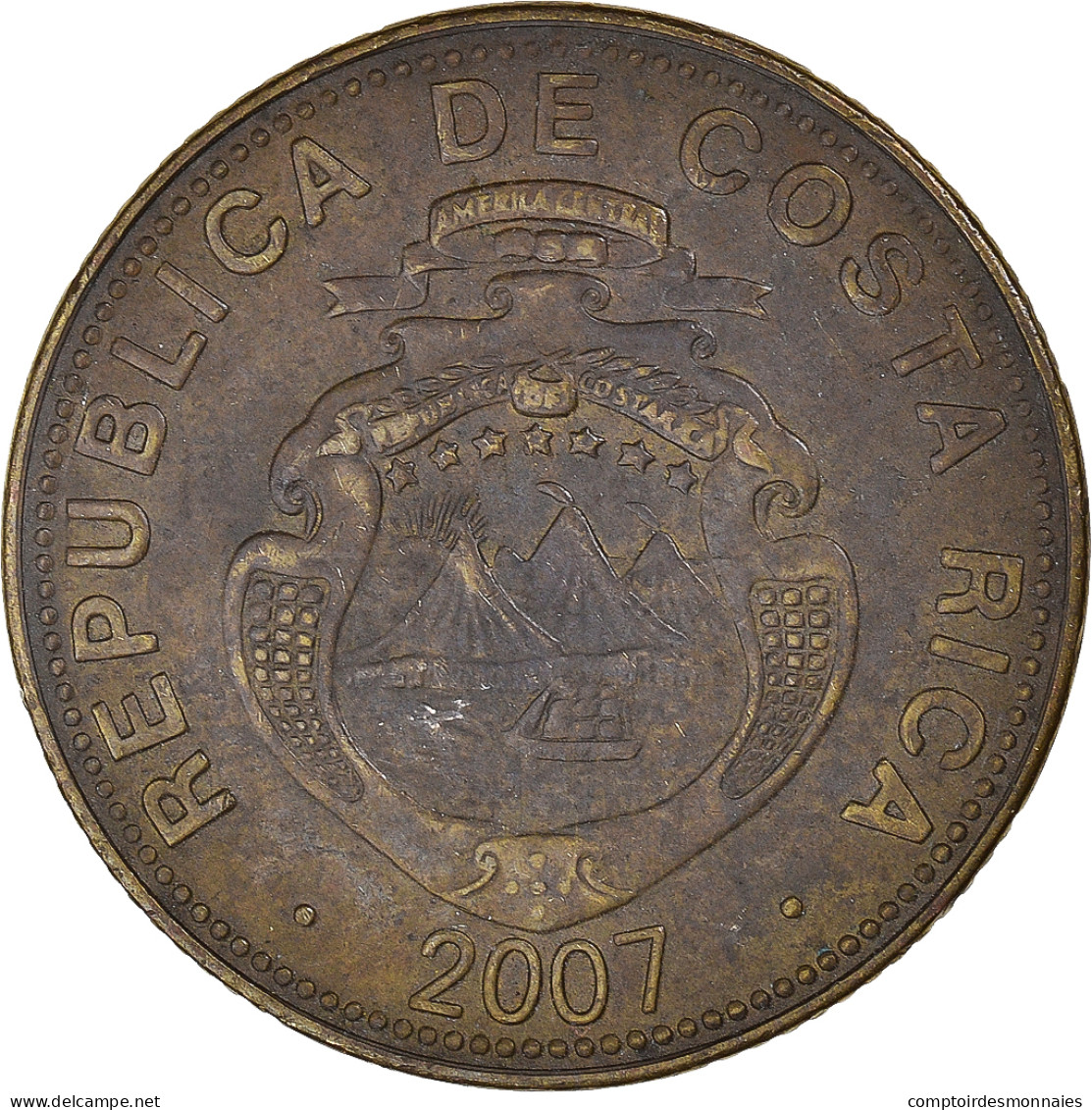 Monnaie, Costa Rica, 50 Colones, 2007 - Costa Rica