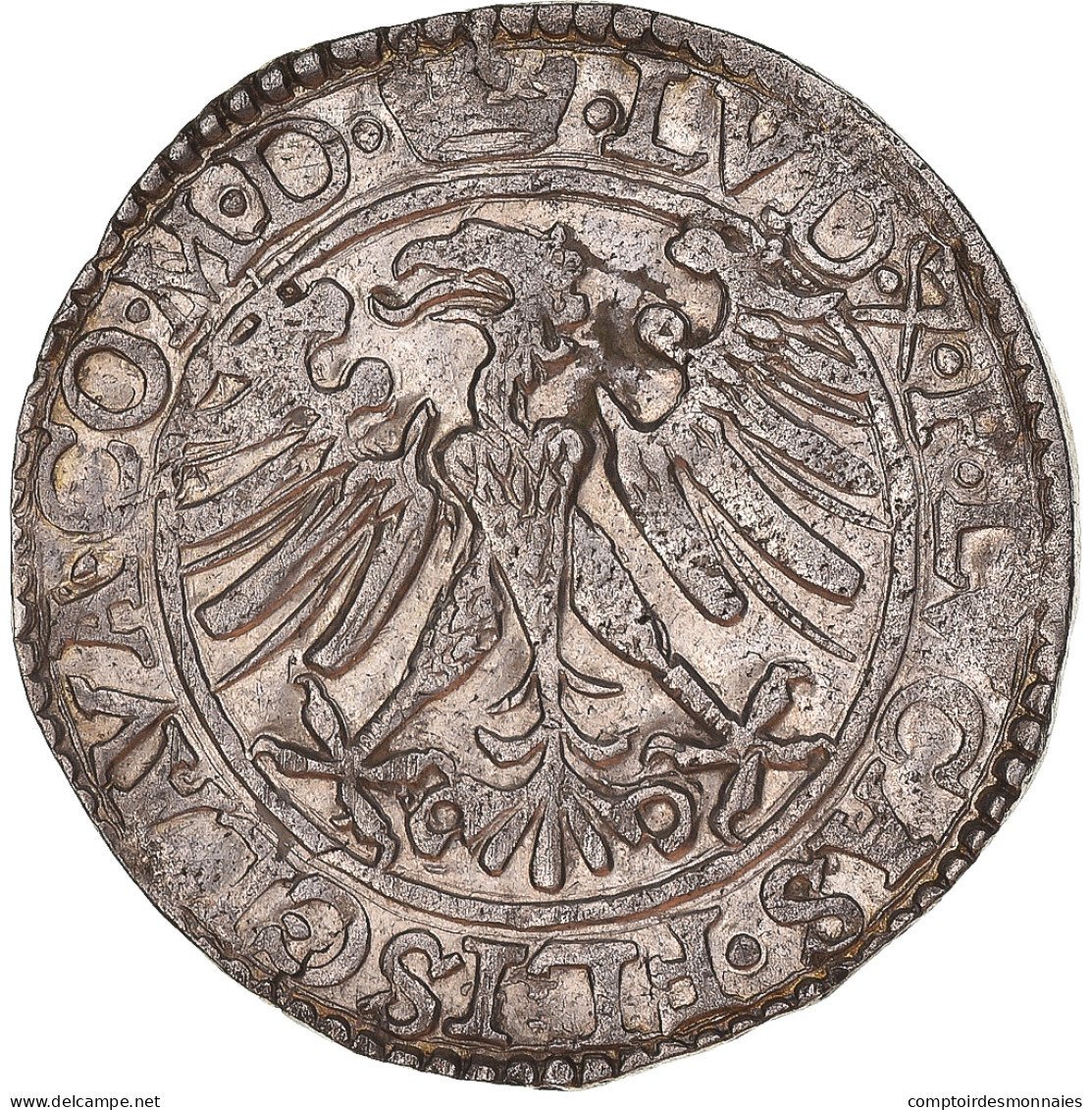 Monnaie, États Italiens, Messine, Pierluca II, Testone, 1528-1548, TTB, Argent - Monnaies Féodales
