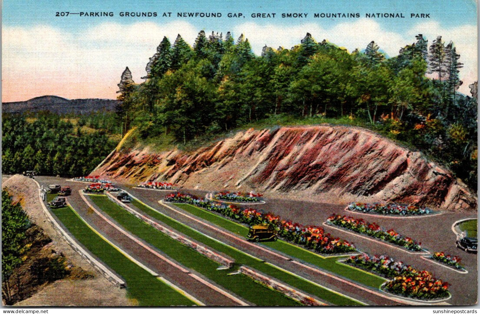 Great Smoky Mountains National Park Parking Grounds At Newfound Gap - USA Nationalparks