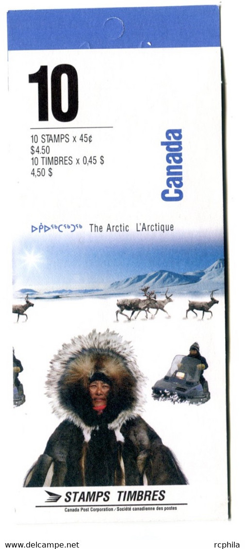 RC 20144 CANADA THE ARCTIC L'ARCTIQUE CARNET COMPLET BOOKLET MNH NEUF ** - Carnets Complets