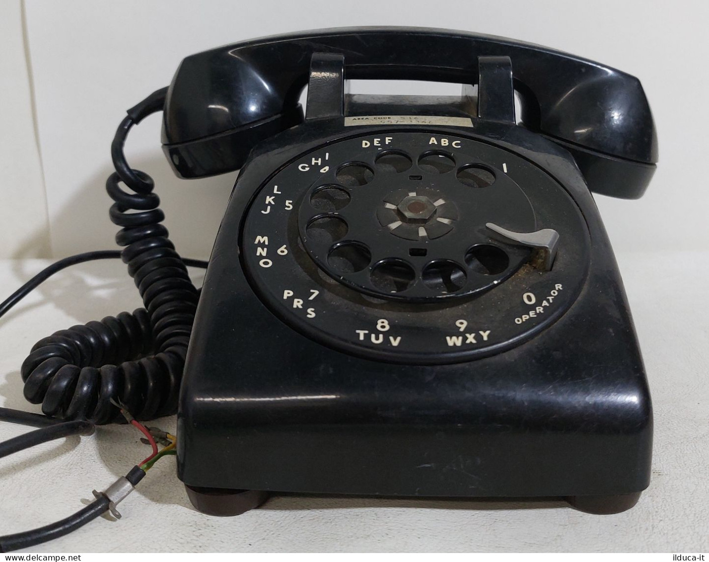 I113402 Telefono In Plastica A Disco Vintage Bell System Western Electric 500 DR - Telephony