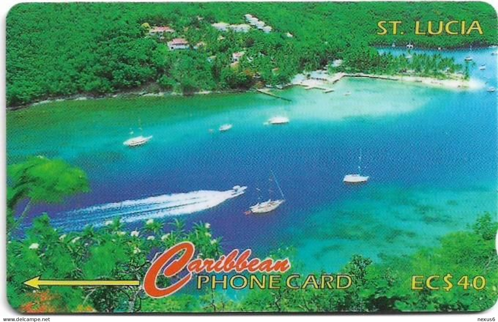 St. Lucia - C&W (GPT) - Marigot Bay - 137CSLB - 1996, 40.000ex, Used - St. Lucia