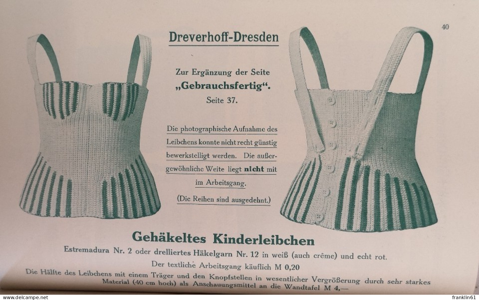Osterklänge. 1910/11. Der Handarbeits-Unterricht Der Mädchen, Seine Reform, Seine Lehr- Und Lernmittel. - Sewing