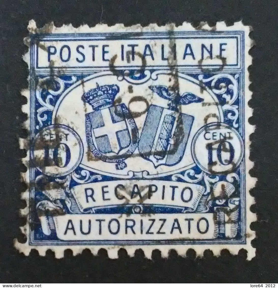 ITALIA 1928 Recapito Autorizzato - N° Catalogo Unificato 1 - Consigned Parcels