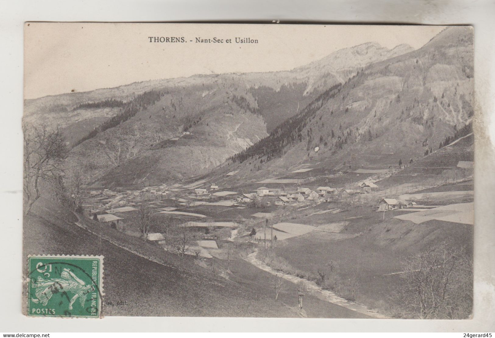 CPA THORENS GLIERES (Haute Savoie) - THORENS : Nant-Sec Et Usillon - Thorens-Glières