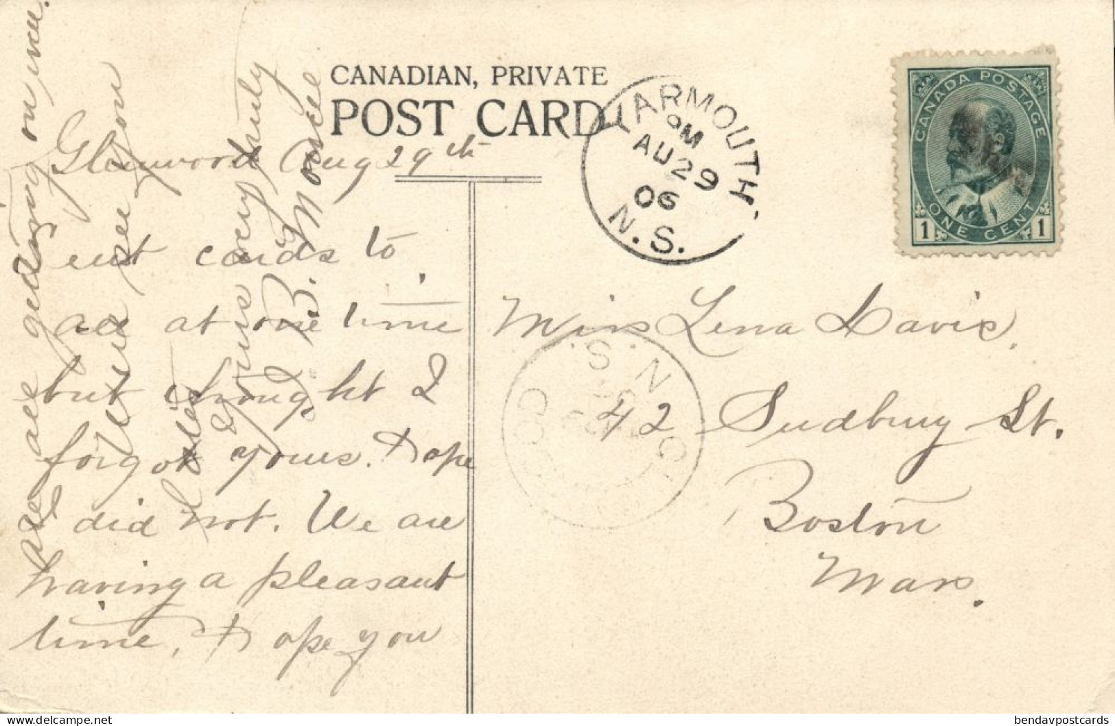 Canada, YARMOUTH, N.S., Markland Hotel (1906) Postcard - Yarmouth