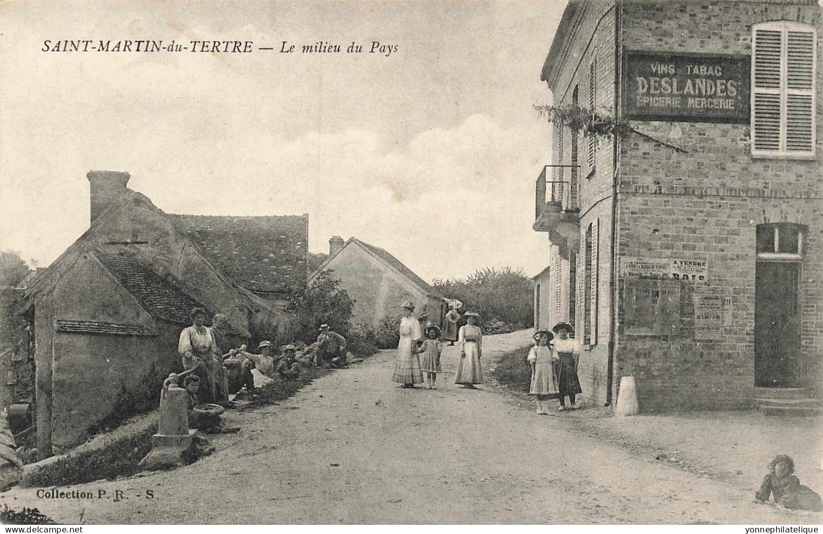 95 - VAL D'OISE - SAINT-MARTIN-DU-TERTRE - Le Milieu Du Pays - épicerie-mercerie-tabac DESLANDES - 10751 - Saint-Martin-du-Tertre