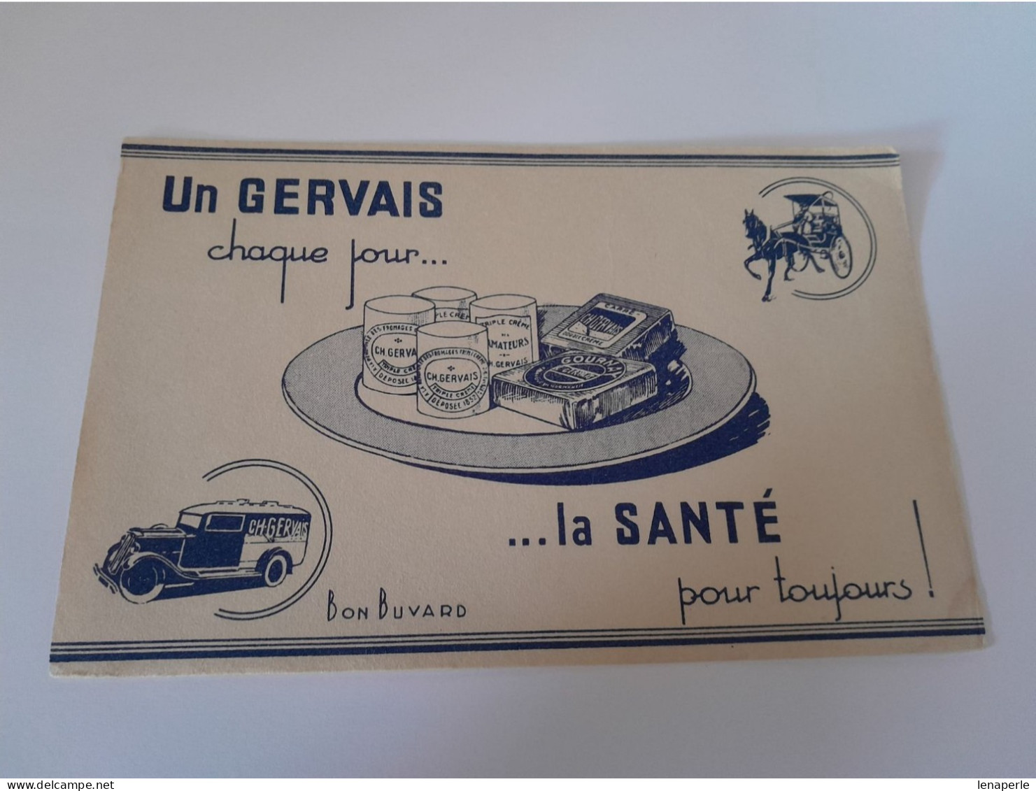 BUVARD UN GERVAIS LA SANTE - Milchprodukte