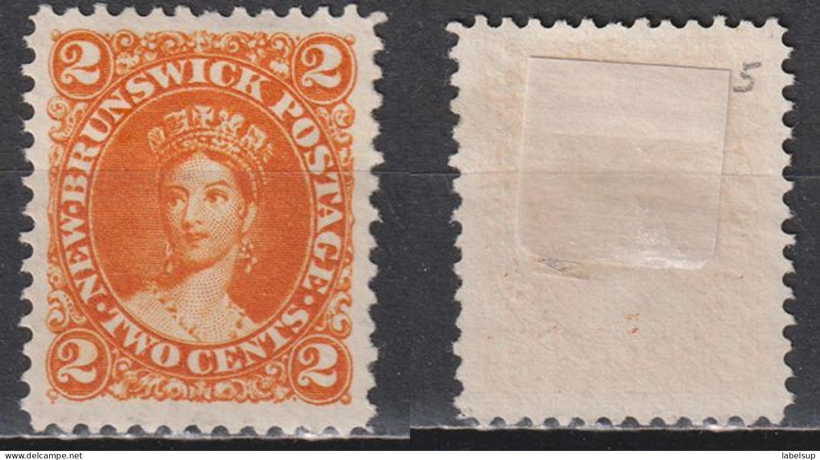 Timbre Neuf* De New Brunswick De 1860 N°7 MH - Unused Stamps