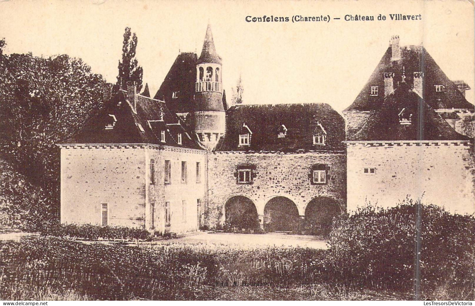 FRANCE - 16 - Confolens - Château De Villavert - Carte Postale Ancienne - Confolens