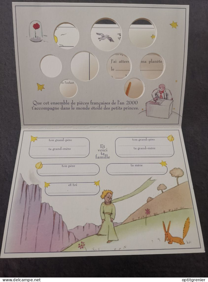 VIDE EMPTY / COFFRET BU VIDE FRANCS 2000 LE PETIT PRINCE FRANCE - Altri & Non Classificati