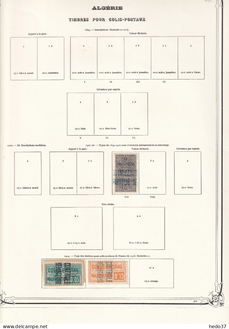 Algérie - Collection Vendue Page Par Page - Neuf * Avec Charnière / Oblitérés - B/TB - Collections, Lots & Séries