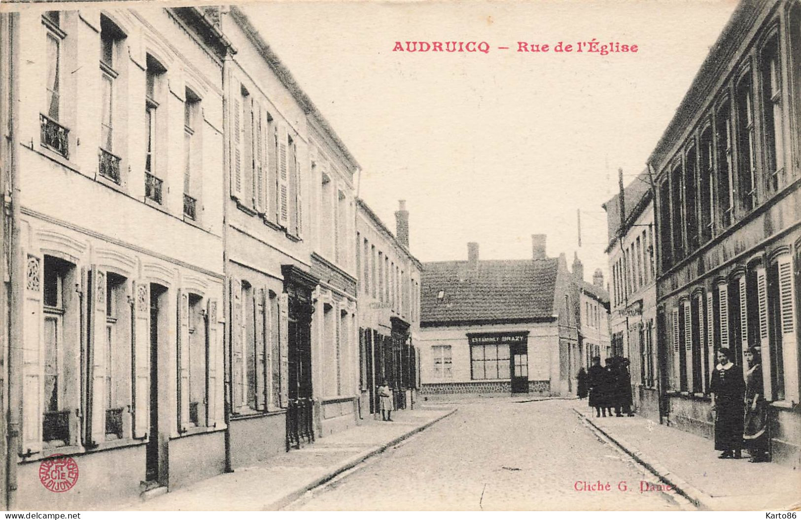 Audruicq * Rue De L'église * Villageois - Audruicq