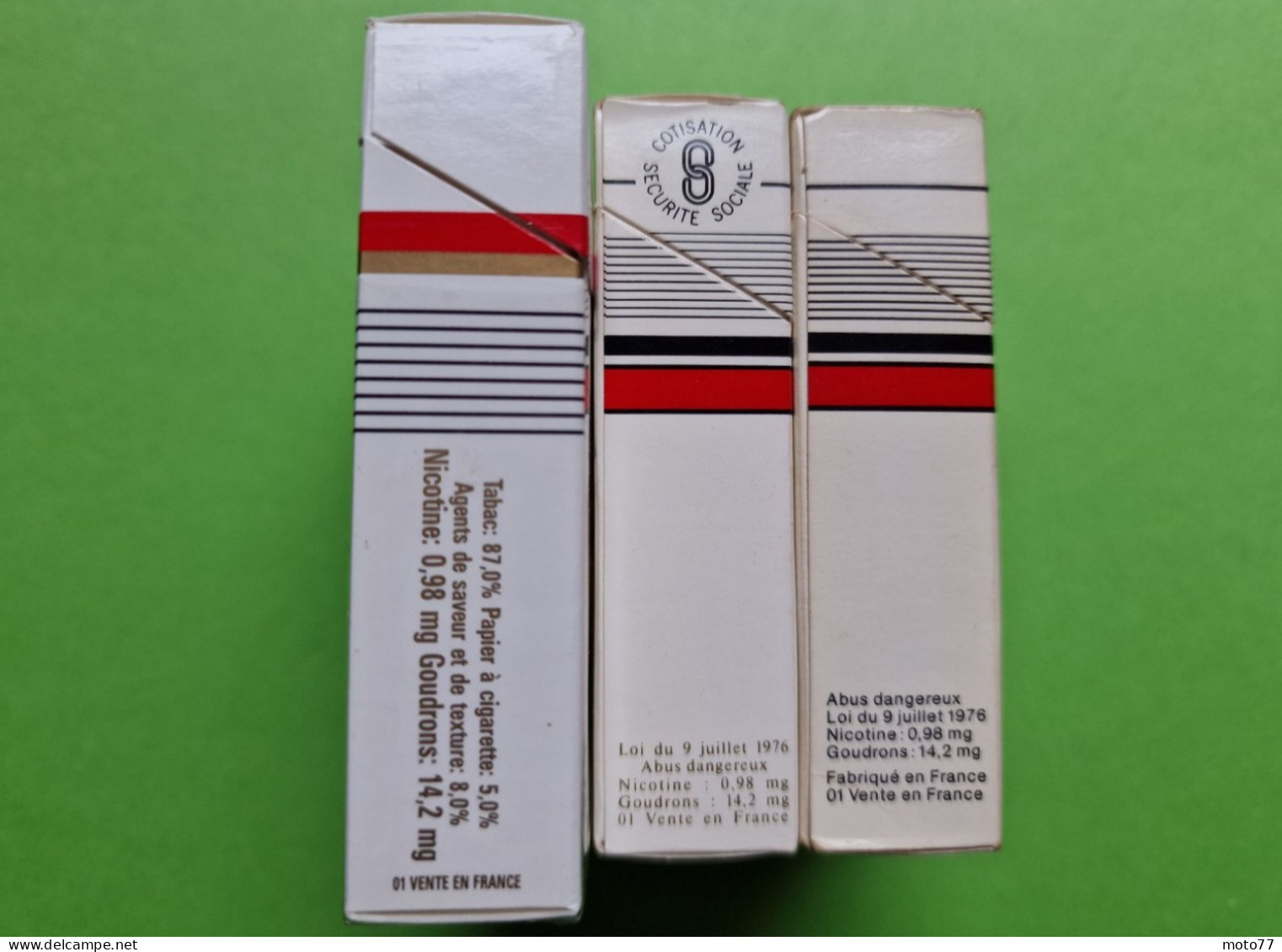 Lot 3 Anciens PAQUETS De CIGARETTES Vide - NEWS - Vers 1980 - Zigarettenetuis (leer)