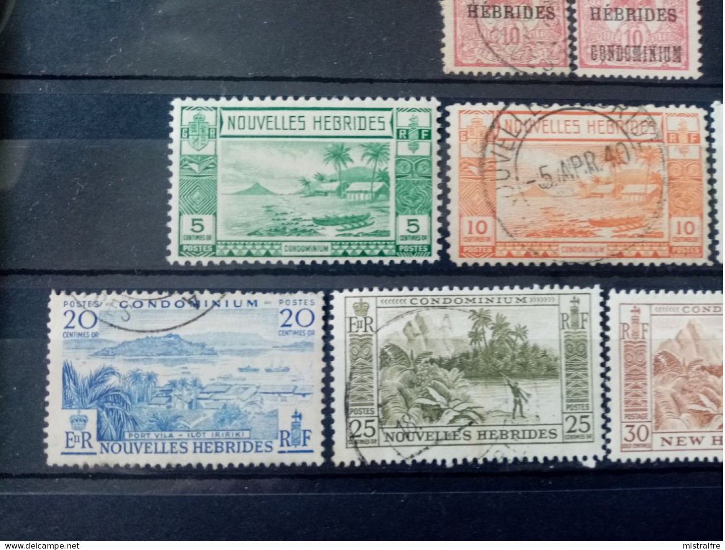 NOUVELLES-HEBRIDES. 1908 - 53.  N° 2 à 151. 3 NEUFS++/+ Et 6 Oblitérés .  Côte YT Colonies 2022 : 26,00 € - Used Stamps