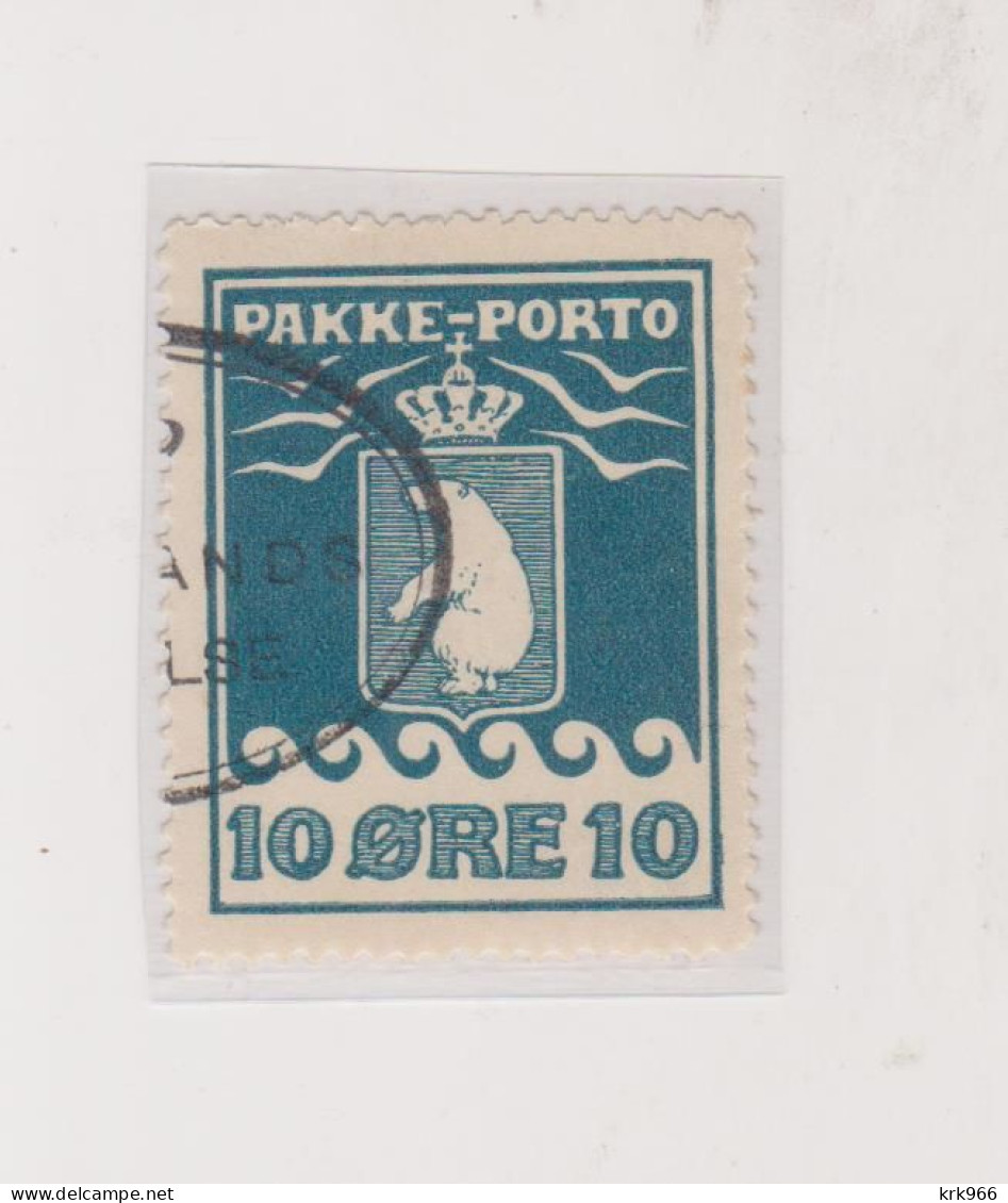 GREENLAND 1915 10 O  Nice  Parcel Stamp Used - Spoorwegzegels