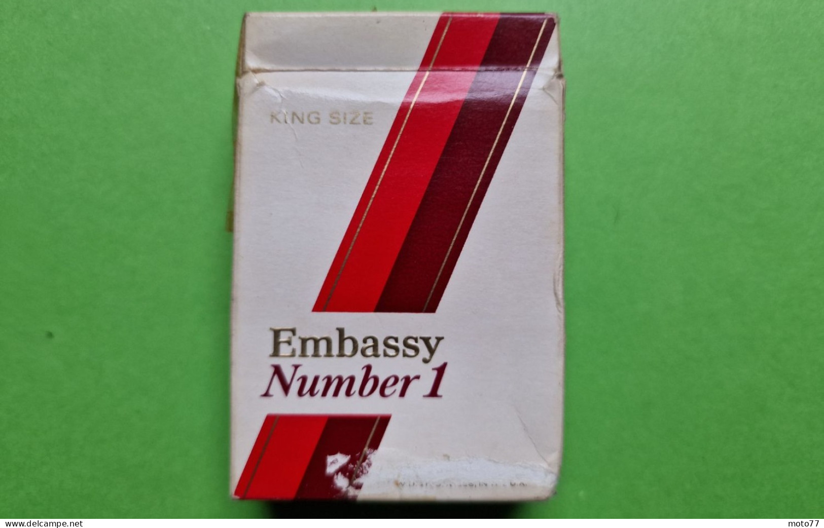 Ancien PAQUET De CIGARETTES Vide - EMBASSY NUMBER 1 - Vers 1980 - Zigarettenetuis (leer)