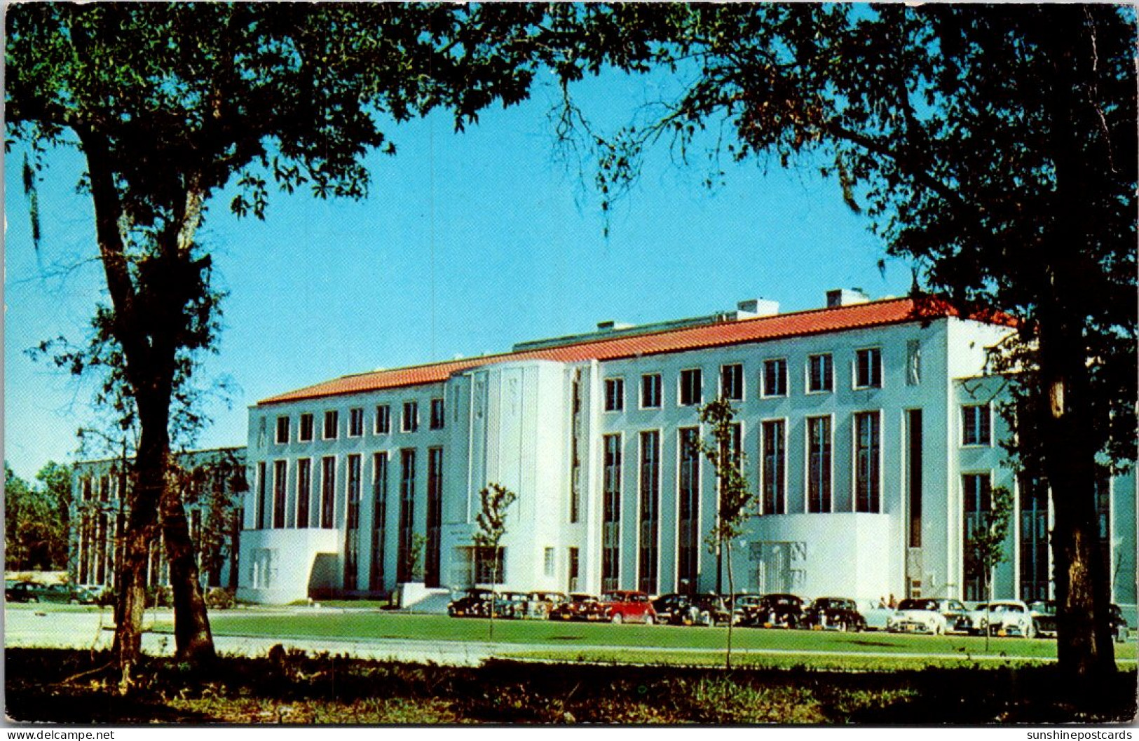 Texas Houston Main Entrance To Baylor Medical School 1961 - Houston