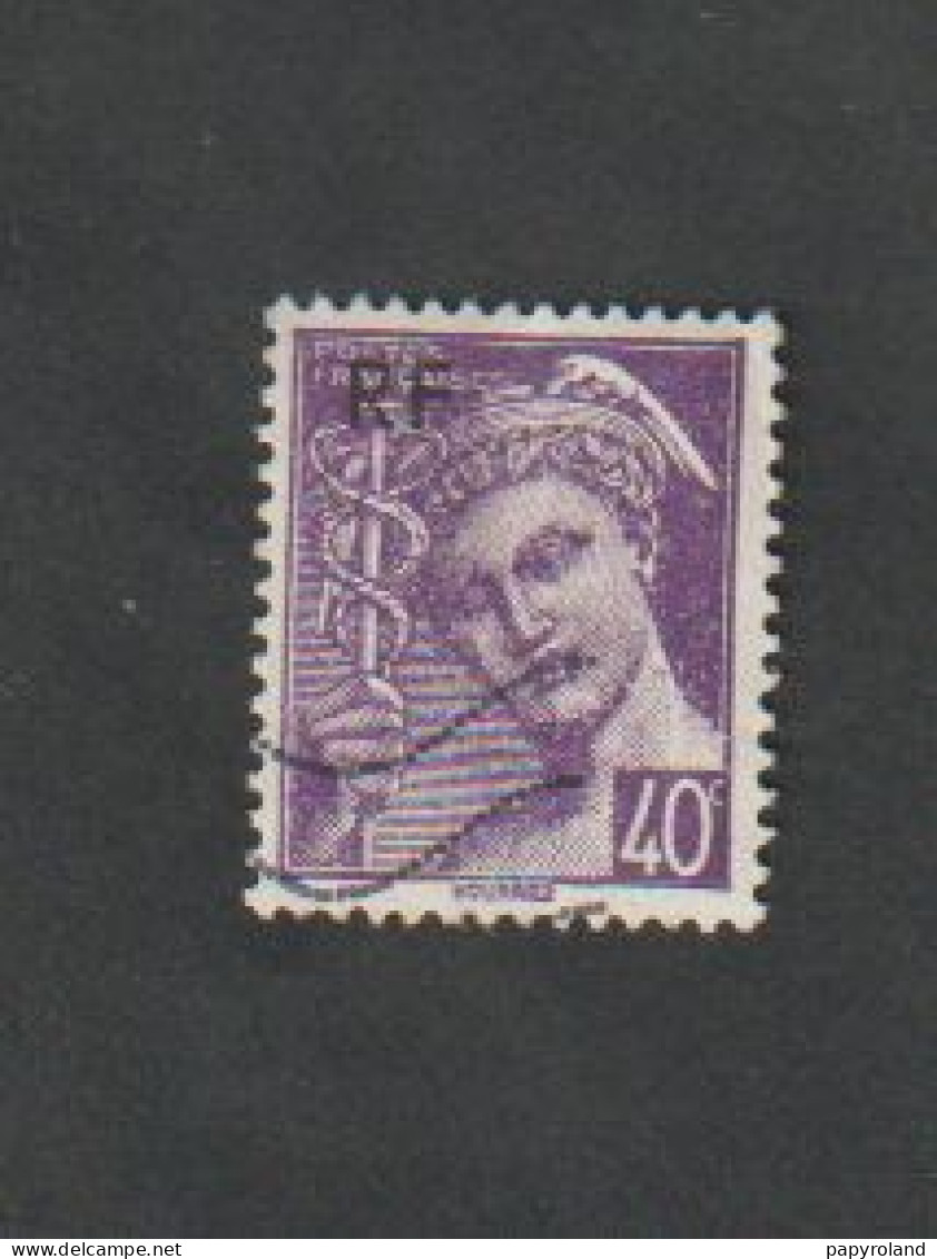 Timbres - N°659 - Type Mercure - 40 C Violet  - 1944  -  Oblitéré - Other & Unclassified