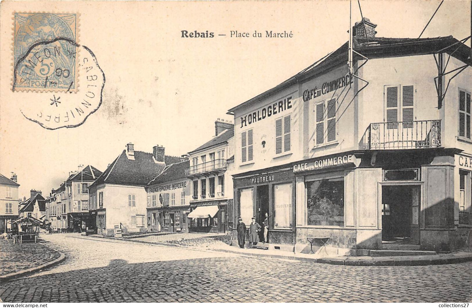 77-REBAIS- PLACE DU MARCHE - Rebais