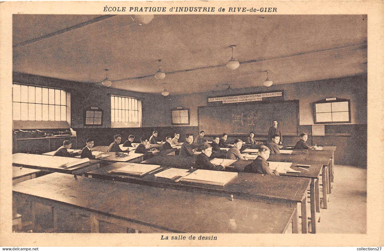 42-RIVE-DE-GIER- 5 CARTES -ECOLE PRATIQUE D'INDUSTRIE DE RIVE DE GIER