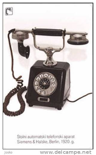 Old Telephone SIEMENS & HALSKE , Berlin 1920.  ( Kroatien ) Phone Telephones Phones Teléfono Telefon Telefone Telefoon - Telefone