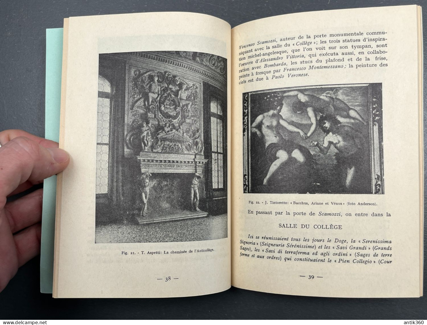 Ancien Guide Historique Artistique LE PALAIS DES DOGES Venise Italie 1957 - Toeristische Brochures