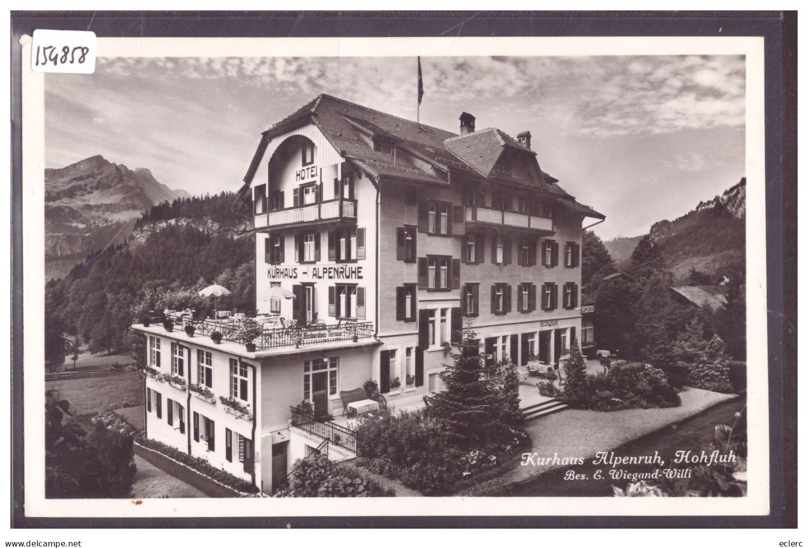 HOHFLUH HASLIBERG - KURHAUS ALPENRUH - TB - Hasliberg