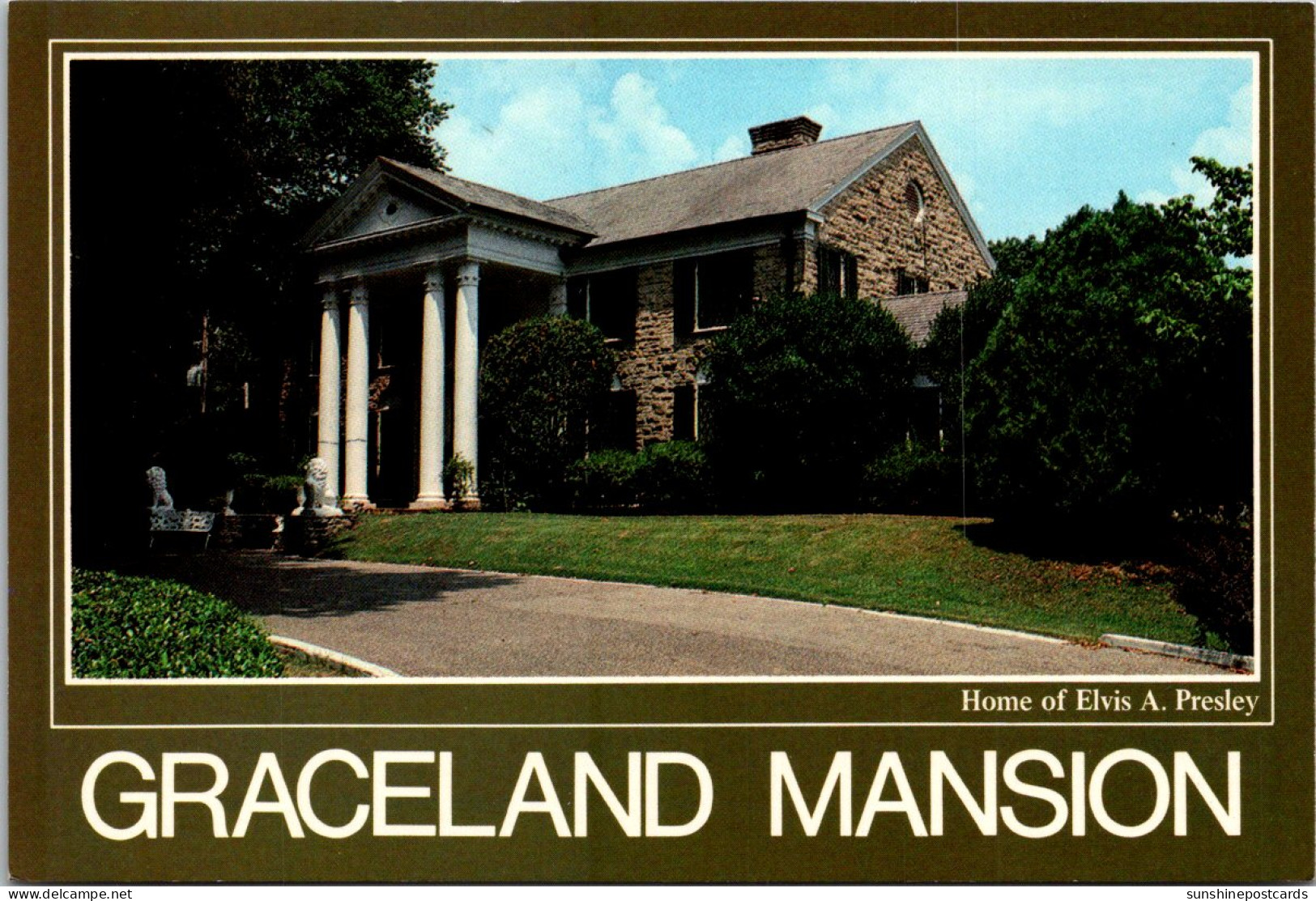 Tennessee Memphis Graceland Mansion Home Of Elvis A Presley - Memphis