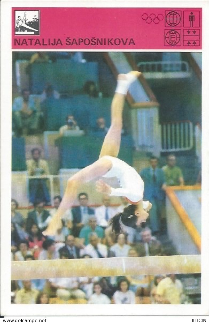 Trading Card KK000294 - Svijet Sporta Gymnastics Russia Natalia Shaposhnikova 10x15cm - Gymnastik