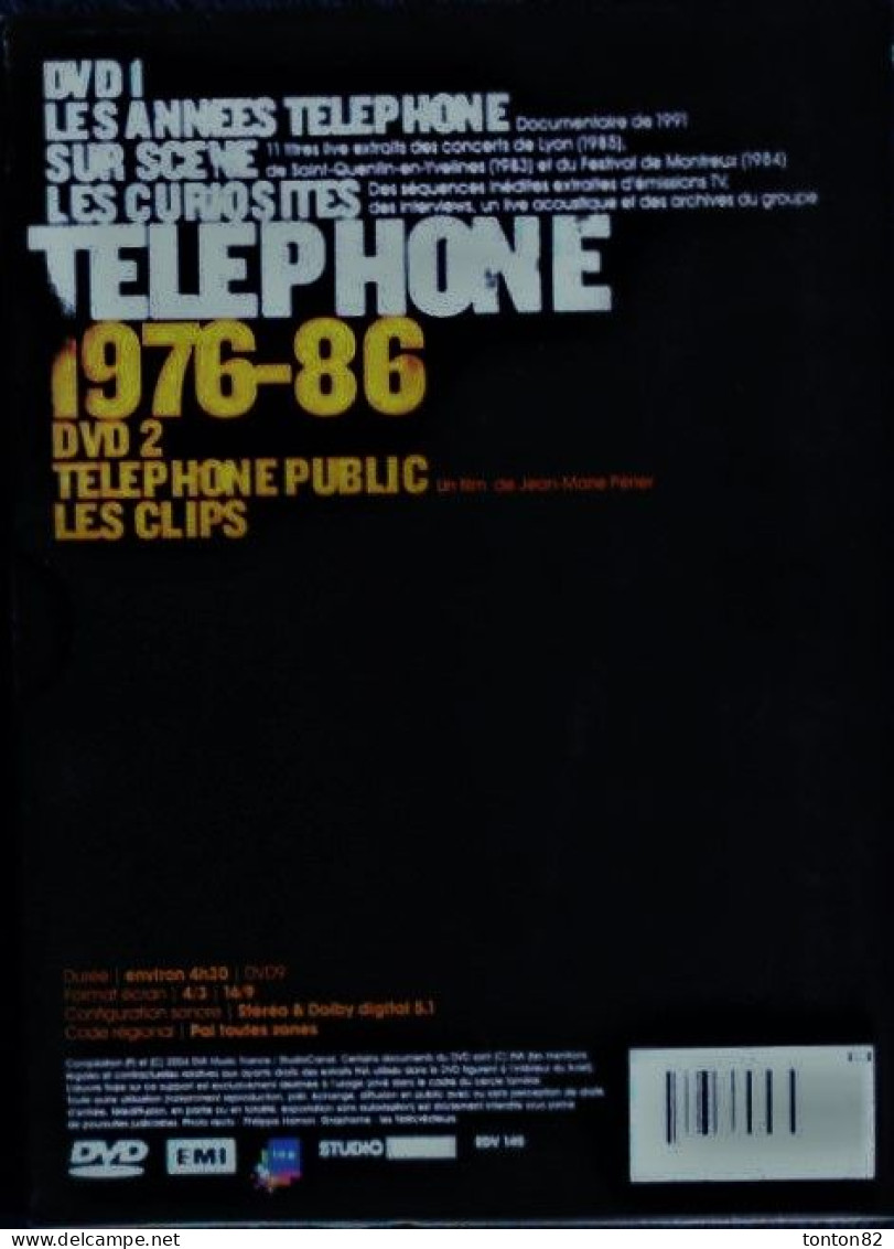 TÉLÉPHONE - 1976-86 - 2 DVD - Téléphone Public, Film De Jean-Marie Perier - Les CLIPS . - Concert & Music