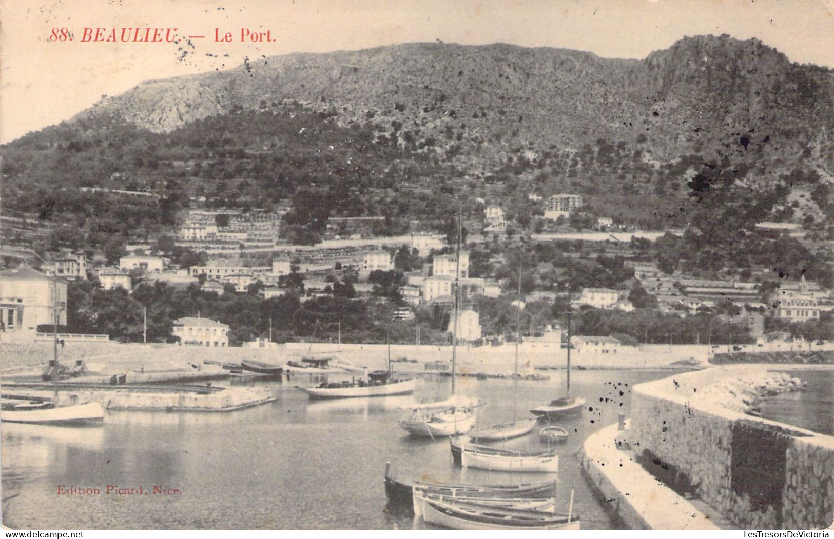 FRANCE - 09 - BEAULIEU - Le Port - Carte Postale Ancienne - Beaulieu-sur-Mer