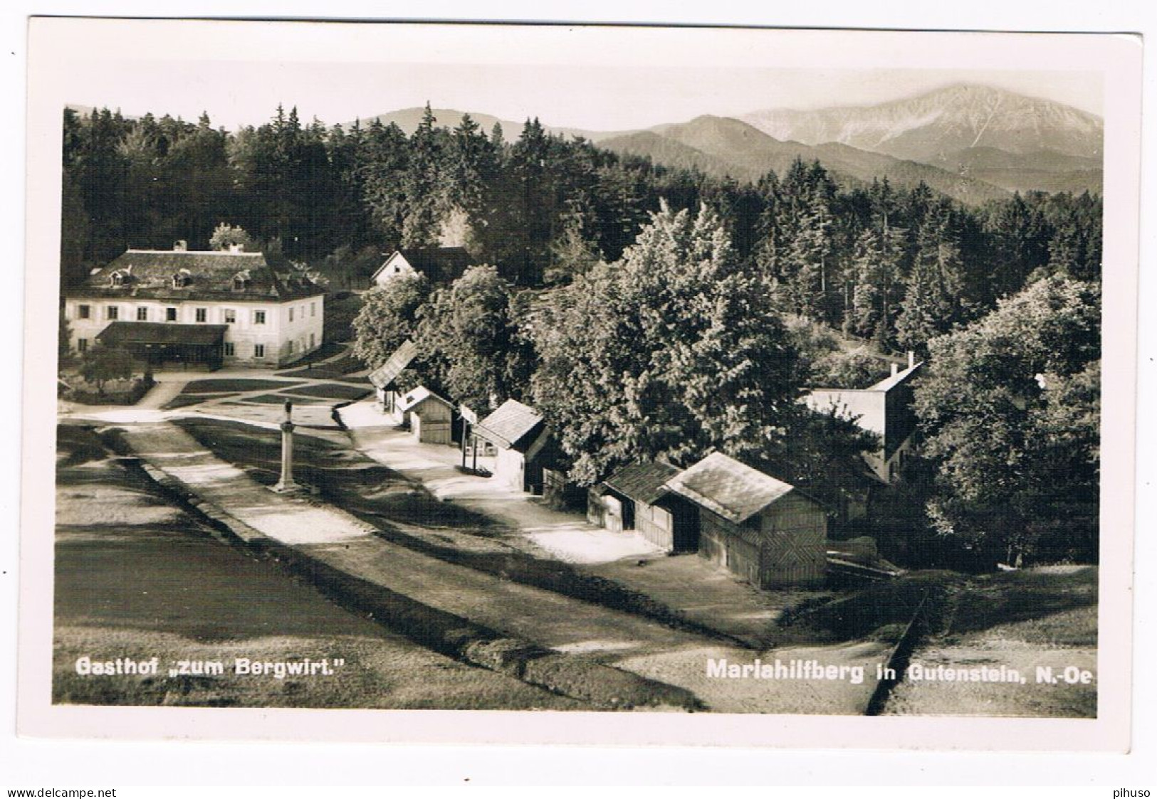 A-5782  GUTENSTEIN / MARIAHILFBERG : Gasthof Zum Bergwirt - Wiener Neustadt