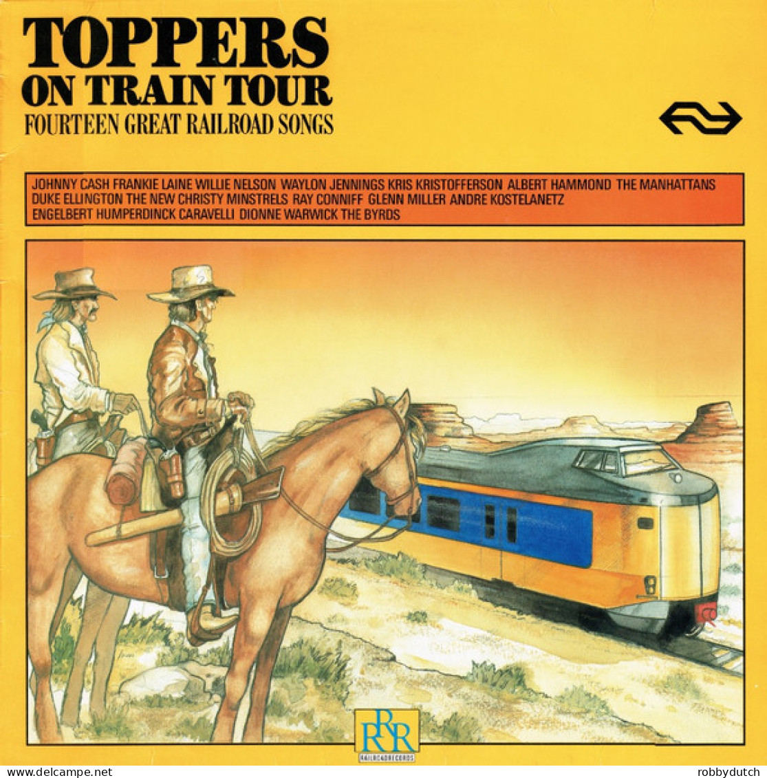 * LP *  TOPPERS ON TRAIN TOUR (Holland 1986 EX) Company Promo - Compilaciones