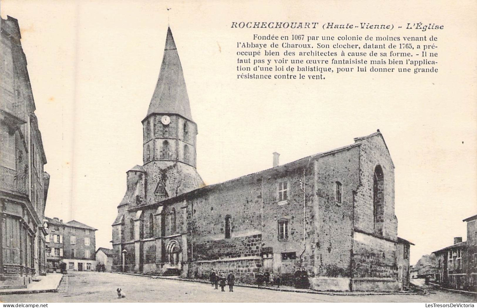 FRANCE - 87 - ROCHECHOUART - L'Eglise - Carte Postale Ancienne - Rochechouart