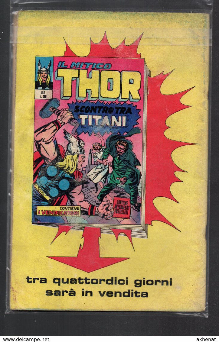 BIG - IL MITICO THOR . Ed. Corno 1971 Il N° 7 Usato .Bordo Colorato . - Super Eroi