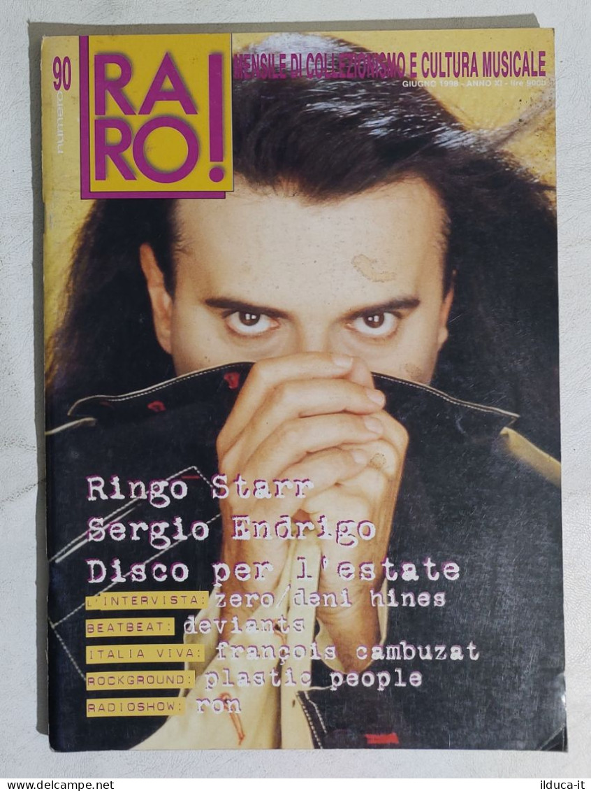 I113324 Rivista 1998 - RARO! N. 90 - Ringo Starr / Sergio Endrigo / Ron - Música