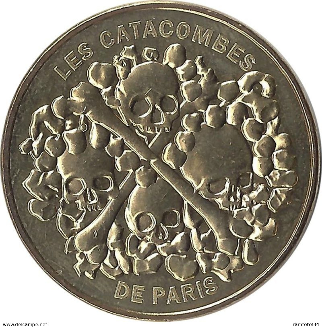 2023 MDP136 - PARIS - Les Catacombes 3 ( Les 4 Crânes) / MONNAIE DE PARIS - 2023