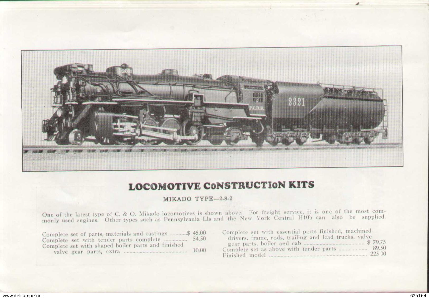 Catalogue LOBAUGH ROLLING J. 1934/35 MODEL RAILROAD EQUIPMENT AND SUPPLIES 1-4 INCH SCALE - Inglese