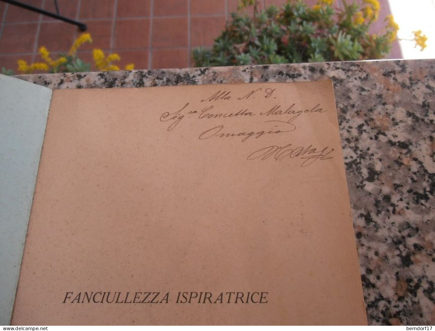 FANCIULLEZZA ISPIRATRICE - VINCENZO NATALI - Poetry