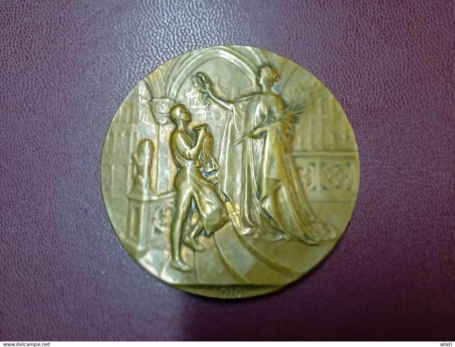 Médaille Belges Exposition Universelle De Bruxelles ( Signature DEVRESSE) - Royal / Of Nobility