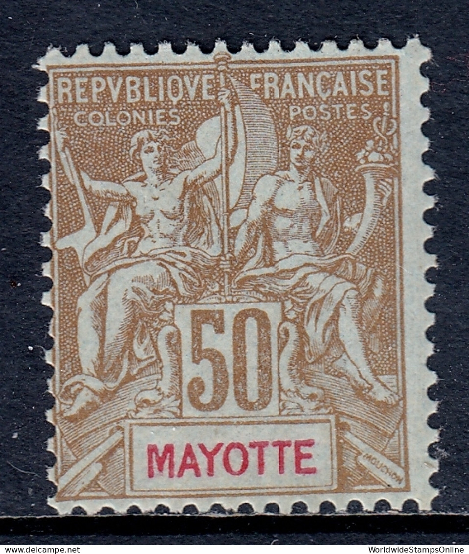 Mayotte - Scott #17 - MLH - SCV $30 - Unused Stamps