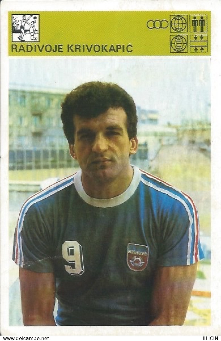 Trading Card KK000304 - Svijet Sporta Handball Yugoslavia Serbia Radivoje Krivokapic 10x15cm - Handball